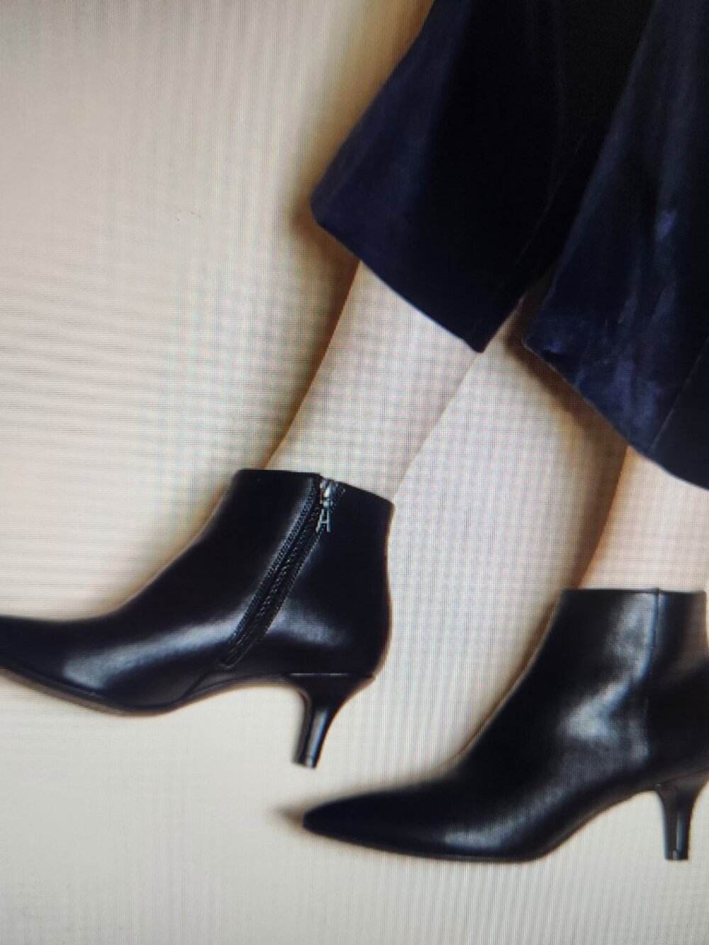 Aerosoles Black "Edith" Heeled Booties. NIB with tags. Size 6.5